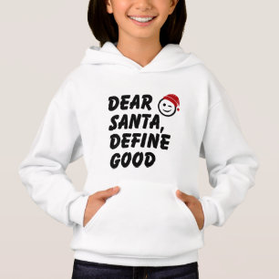 Cute Kerst Kinderen Hoodie – Beste Kerstman Citaat