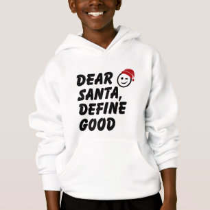 Cute Kerst Kinderen Hoodie – Lieve Sint Citaat