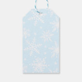 Cute kerst Penguin Cadeaulabel (Achterkant)