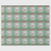 Cute kerst Penguin Cadeaupapier (Vlak)
