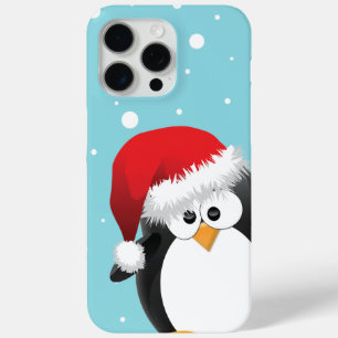 Cute kerst Penguin iPhone 15 Pro Max Hoesje