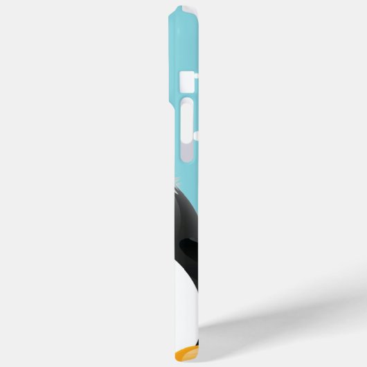 Cute kerst Penguin Case-Mate iPhone Case (Achterkant / Links)