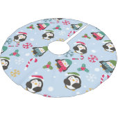 Cute kerst Penguin Kerstboom Rok (Gekanteld)