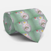 Cute kerst Penguin Stropdas (Opgerold)