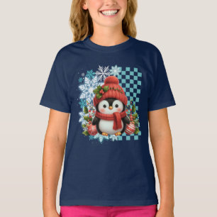 Cute kerst Penguin T-shirt
