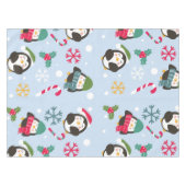 Cute kerst Penguin Tafelkleed (Voorkant (Horizontaal))