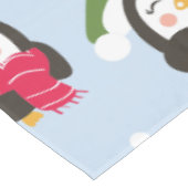 Cute kerst Penguin Tafelkleed (Gekanteld)