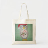 Cute kerst Penguin Tote Bag (Voorkant)
