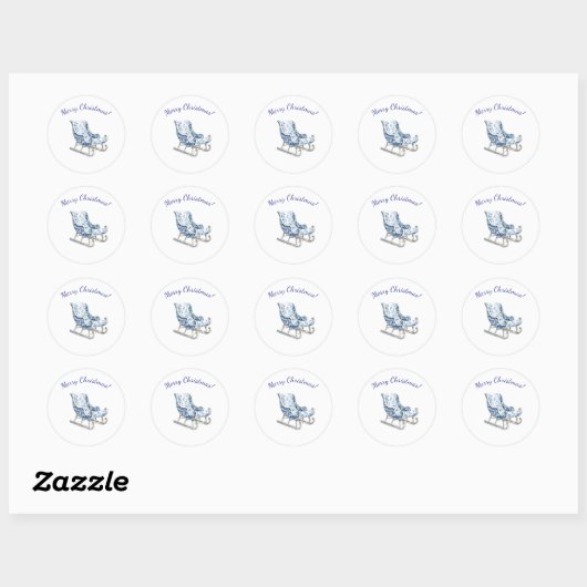 Cute Kerst Sticker (Vel)