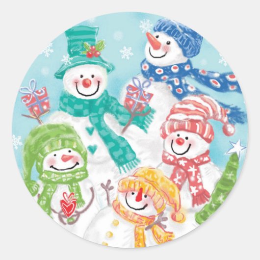 Cute Kerst stickers (Voorkant)