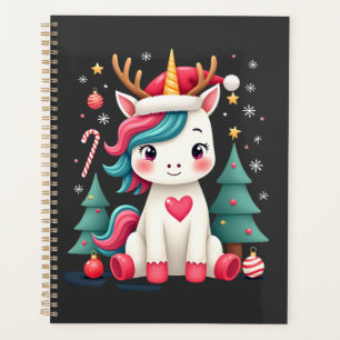 Cute Kerst T-Shirt Meisjes Vrouwen Kerstmis Eenhoo Planner