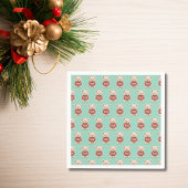 Cute kerst Teddy Bear Servet