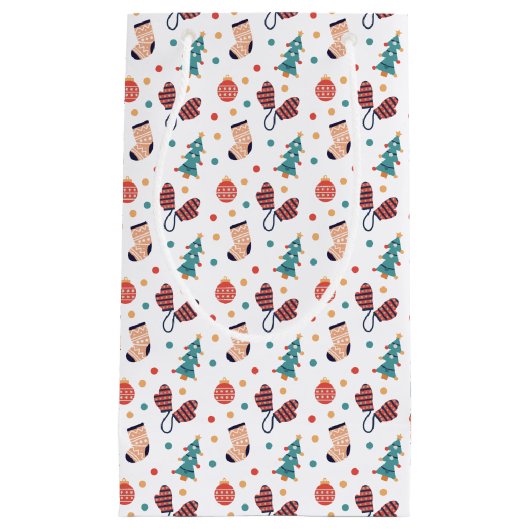 Cute kerst Thema Klein Cadeauzakje (Voorkant)