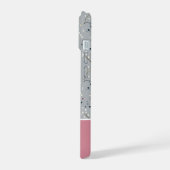 Cute Kerst Thema Patroon iPhone 15 Case (Linkerkant)