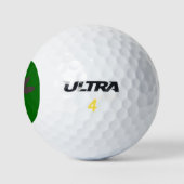 Cute kerst Turkey Golf Ball Golfballen (Logo)