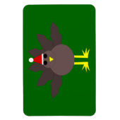 Cute kerst Turkey Magnet Magneet (Verticaal)