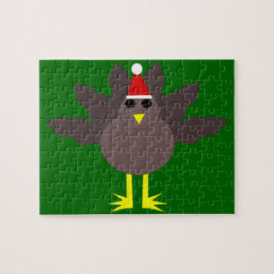 Cute kerst Turkey Puzzle Legpuzzel
