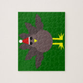 Cute kerst Turkey Puzzle Legpuzzel (Verticaal)