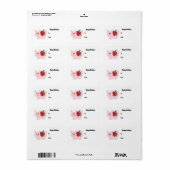 Cute Kerst Varkentje Gift Tag Etiket (Full Sheet)