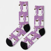 Cute kerst-warme chocolade warme cacao sokken (Links)