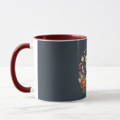 Cute Kerst-/Winterbeer in krans Mok (Links)