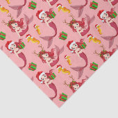 Cute-kerst-zeepaardschildpadweefsel Tissuepapier