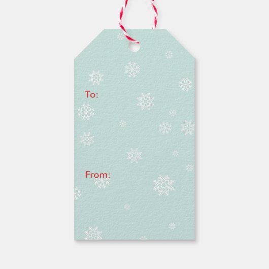 Cute Kerstalpaca Cadeaulabel (Achterkant)