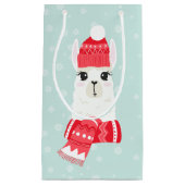 Cute Kerstalpaca Klein Cadeauzakje (Voorkant)