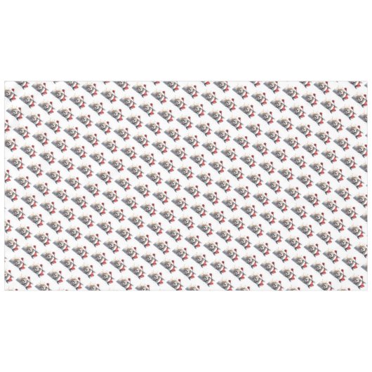 Cute Kerstalpaca Tafelkleed (Voorkant (Horizontaal))