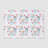 Cute Kerstangels Tissuepapier (Voorkant)