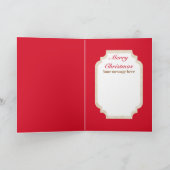 Cute Kerstart deco  dames Feestdagen Kaart (Binnen)