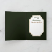 Cute Kerstart deco , voeg een berichtkaart toe Feestdagen Kaart (Binnen)