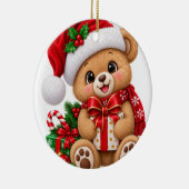 Cute Kerstbeer Ornament (Rechts)