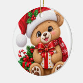 Cute Kerstbeer Ornament (Links)