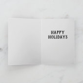 Cute Kerstbeker Santa Suit Feestdagen Kaart (Binnen)