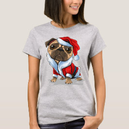 Cute Kerstbeker Santa Suit T-shirt