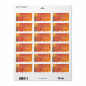 Cute kerstbomen Chicks Winter Holiday Adres Etiket (Full Sheet)