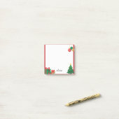 Cute Kerstboom & Cadeau Post-it® Notes (Op bureau)
