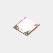 Cute Kerstboom & Cadeau Post-it® Notes (Schuin)