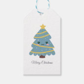 Cute kerstboom Gift Label Cadeaulabel (Voorkant)