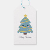Cute kerstboom Gift Label Cadeaulabel (Achterkant)