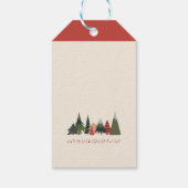Cute kerstboom Gift Label Cadeaulabel (Achterkant)
