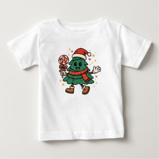 Cute Kerstboom Kinderen T-Shirt / Festieve Feestda