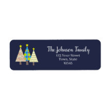 Cute Kerstboom Retouradres