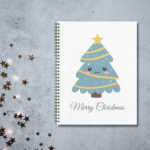 Cute kerstboom spiral Notitieboek