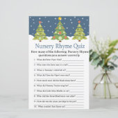 Cute kerstboomkwekerij Nursery Rhyme Quiz baby sho (Staand voorkant)