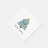 Cute kerstboompapier Napkin Servet (Hoek)