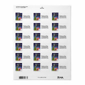 Cute kerstcadeaulabel voor flauw vallen etiket (Full Sheet)