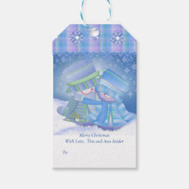 Cute kerstcadeaus cadeaulabel