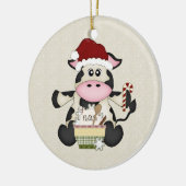 Cute Kerstcow Ornament (Links)